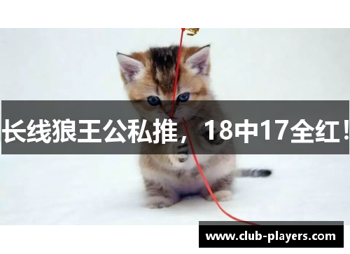 长线狼王公私推，18中17全红！